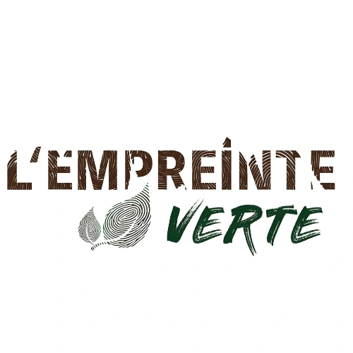Logo officiel de l'entreprise L'Empreinte Verte, paysagiste concepteur spécialisé dans la création et l'aménagement de jardins à Hyères et dans le Var.